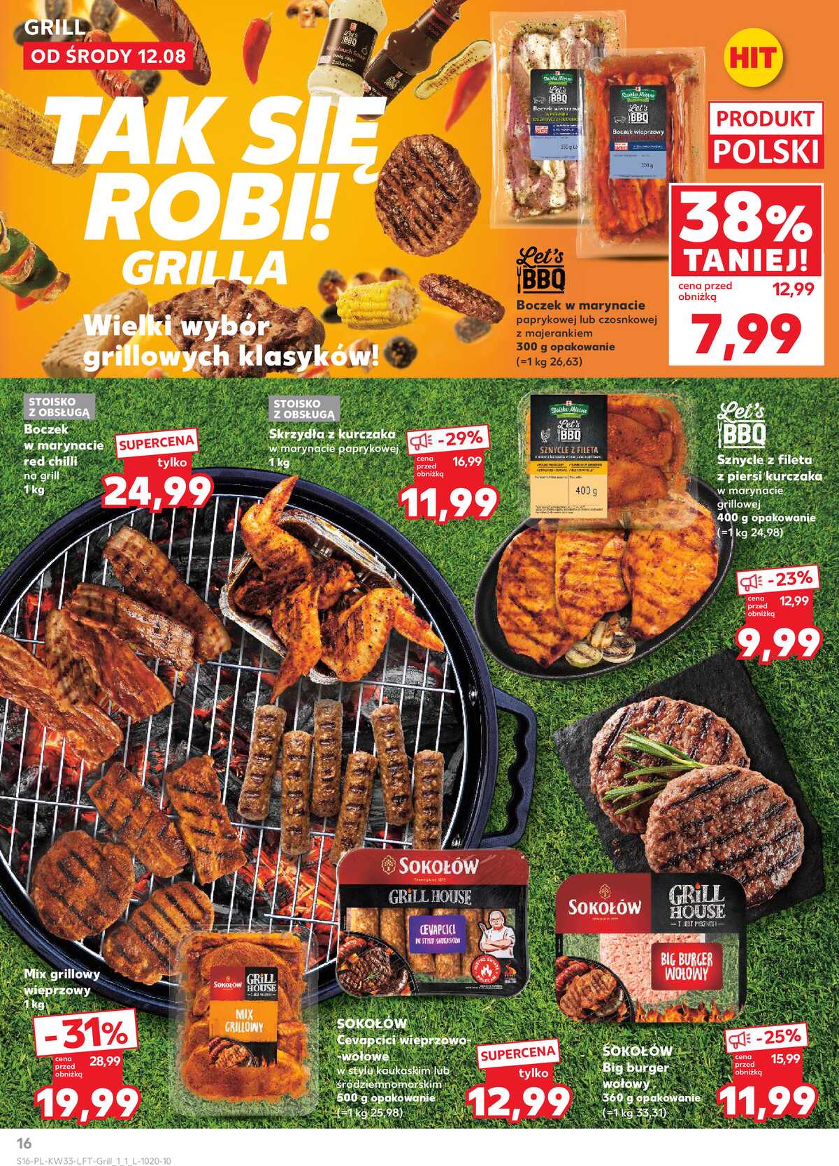 Leták Kaufland Polsko 12.8.-19.8.2026 - Týdenní zpravodaj strana 16