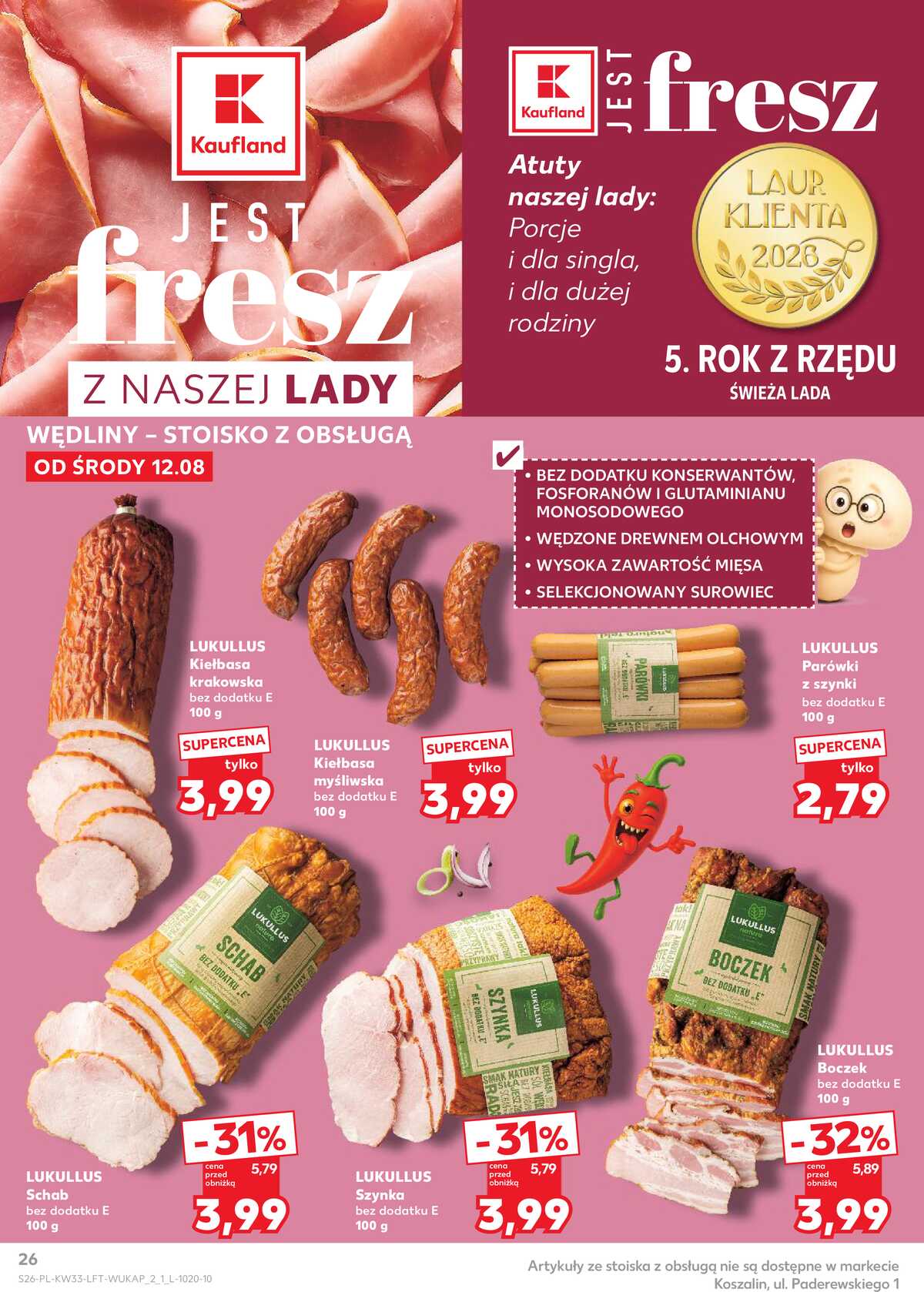 Leták Kaufland Polsko 12.8.-19.8.2026 - Týdenní zpravodaj strana 26