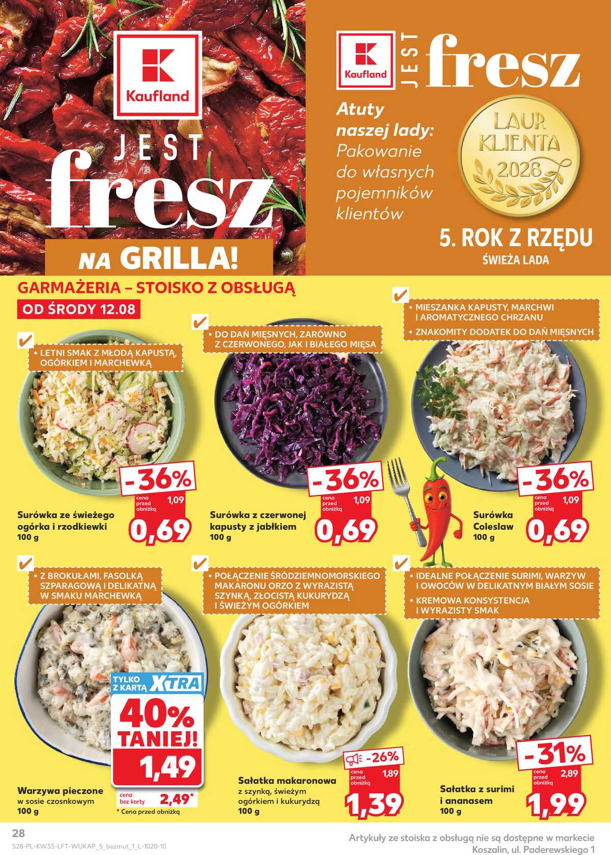 Leták Kaufland Polsko 12.8.-19.8.2026 - Týdenní zpravodaj strana 28