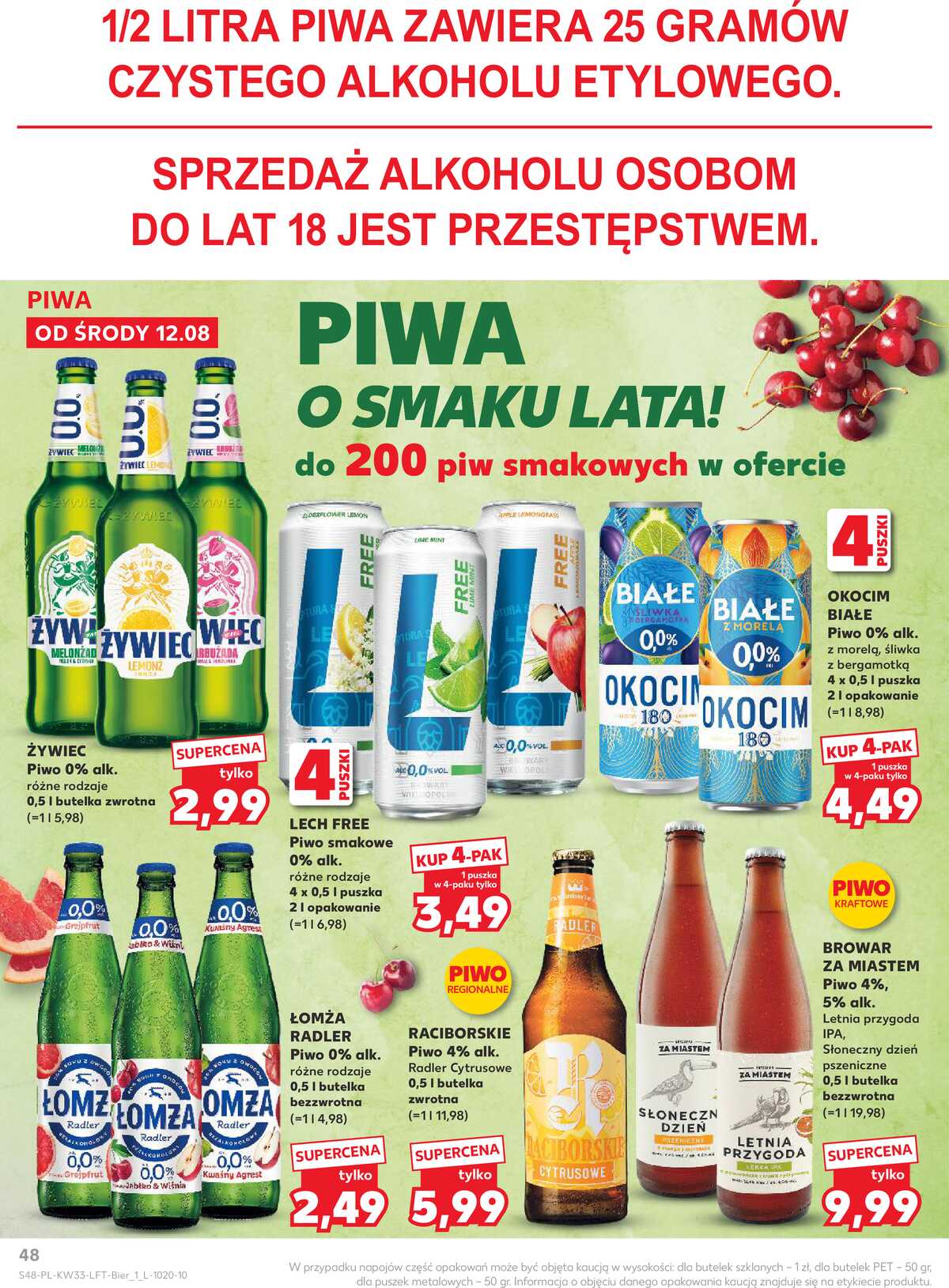 Leták Kaufland Polsko 12.8.-19.8.2026 - Týdenní zpravodaj strana 48