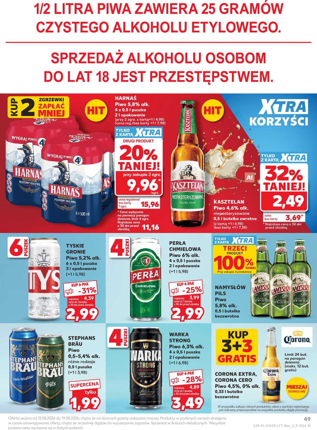 Leták Kaufland Polsko 12.8.-19.8.2026 - Týdenní zpravodaj strana 49