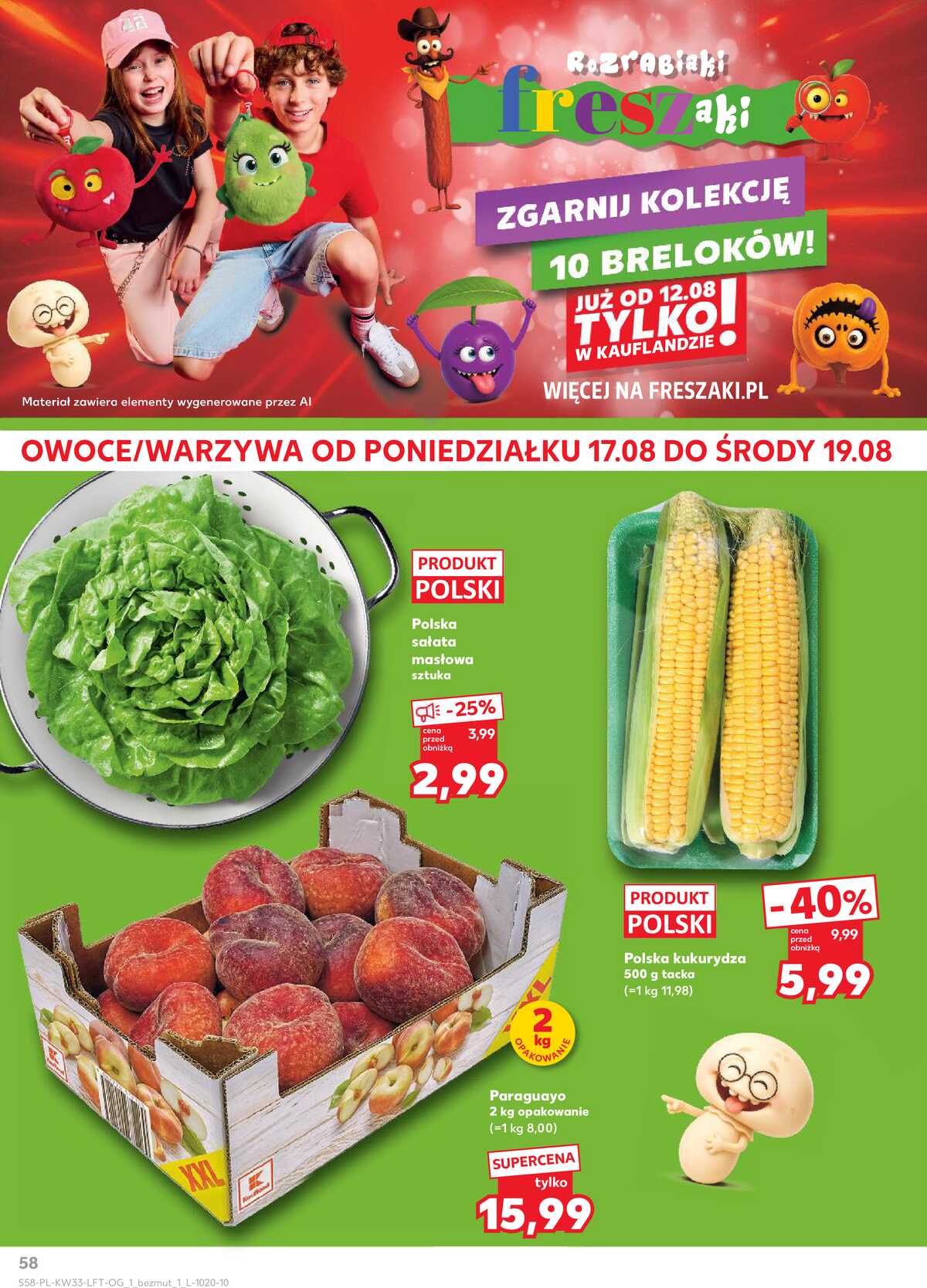Leták Kaufland Polsko 12.8.-19.8.2026 - Týdenní zpravodaj strana 58