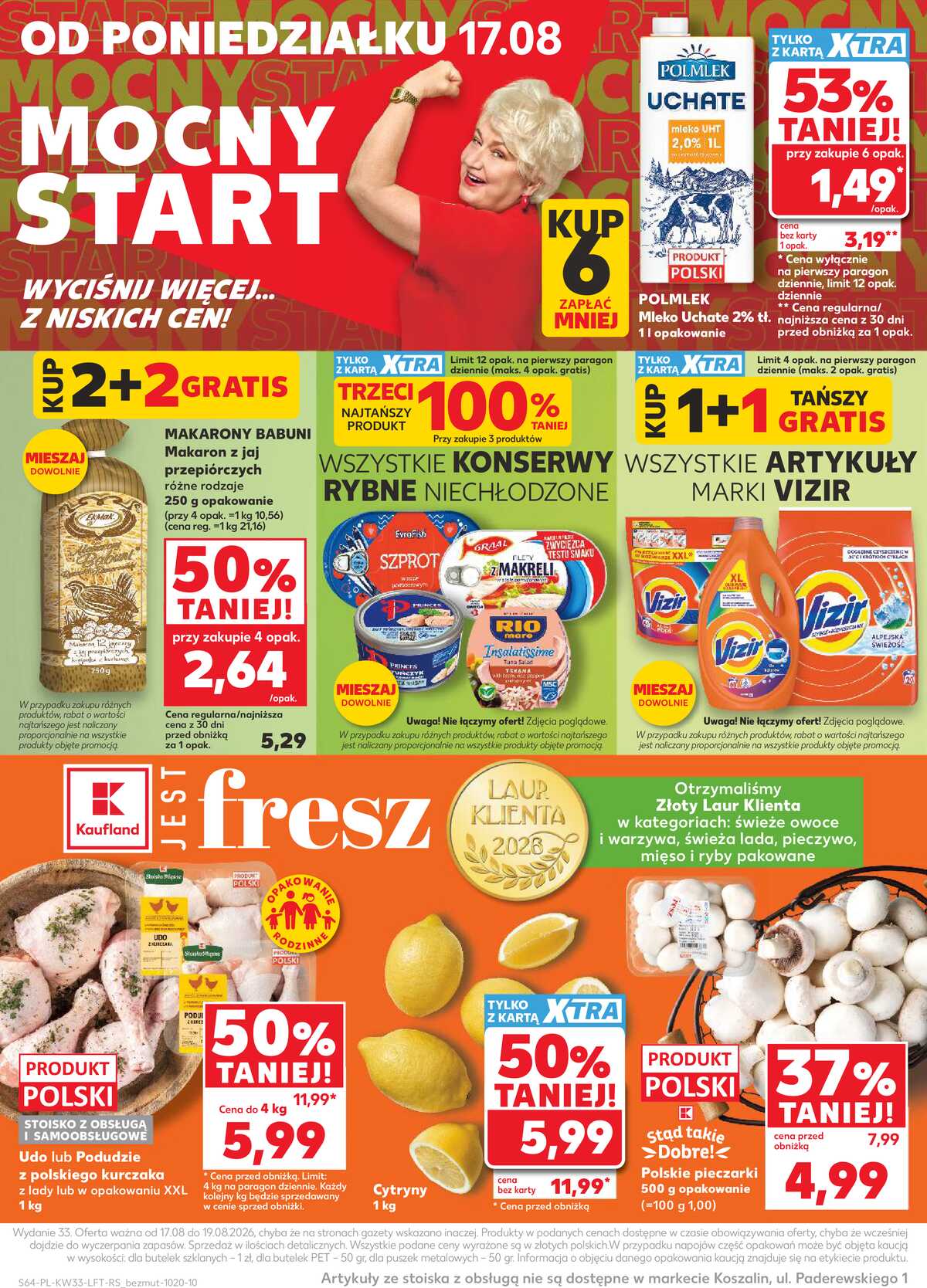 Leták Kaufland Polsko 12.8.-19.8.2026 - Týdenní zpravodaj strana 64