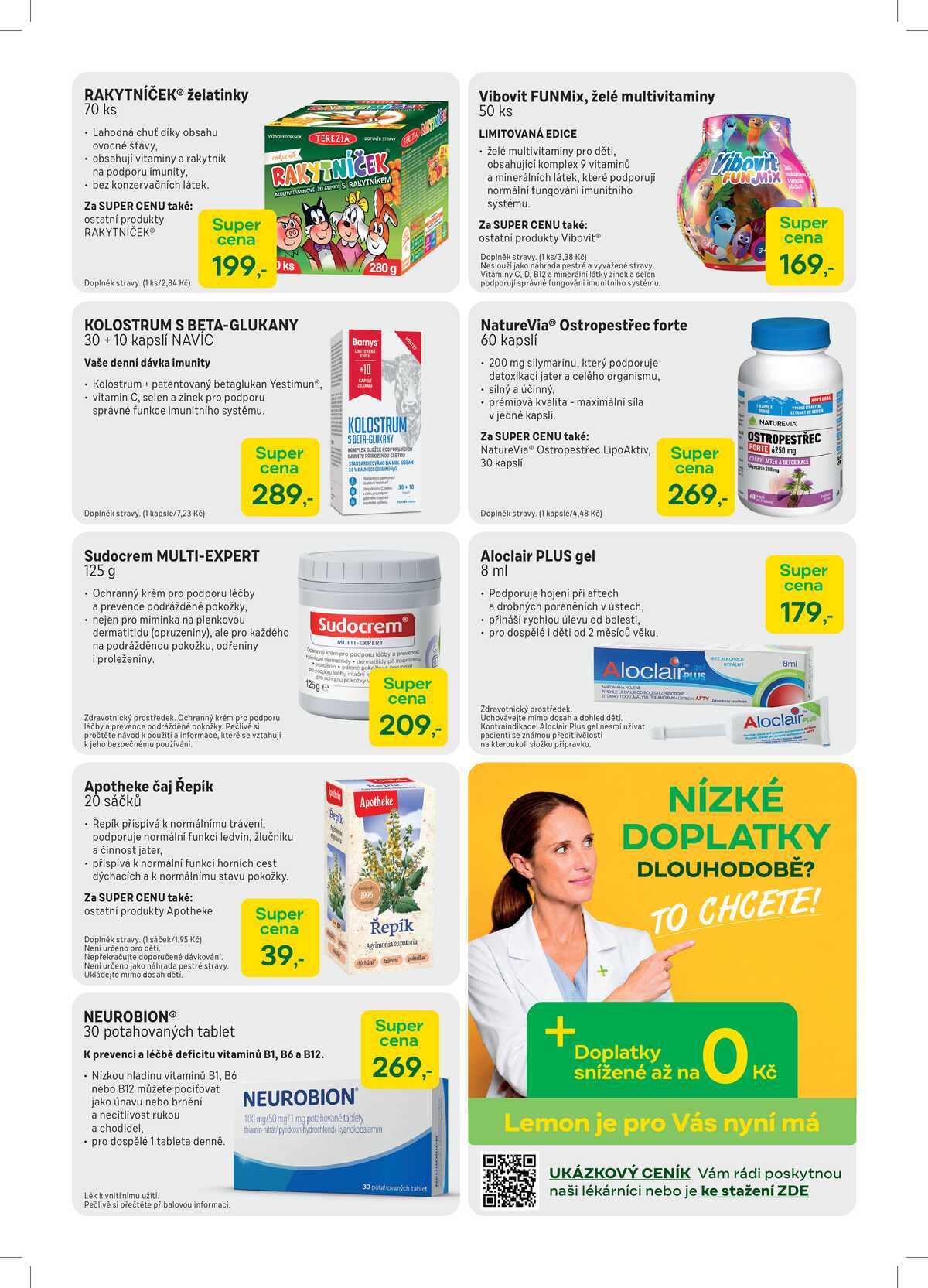 Lékárna LEMON od 1.9. do 30.9.2026 strana 2
