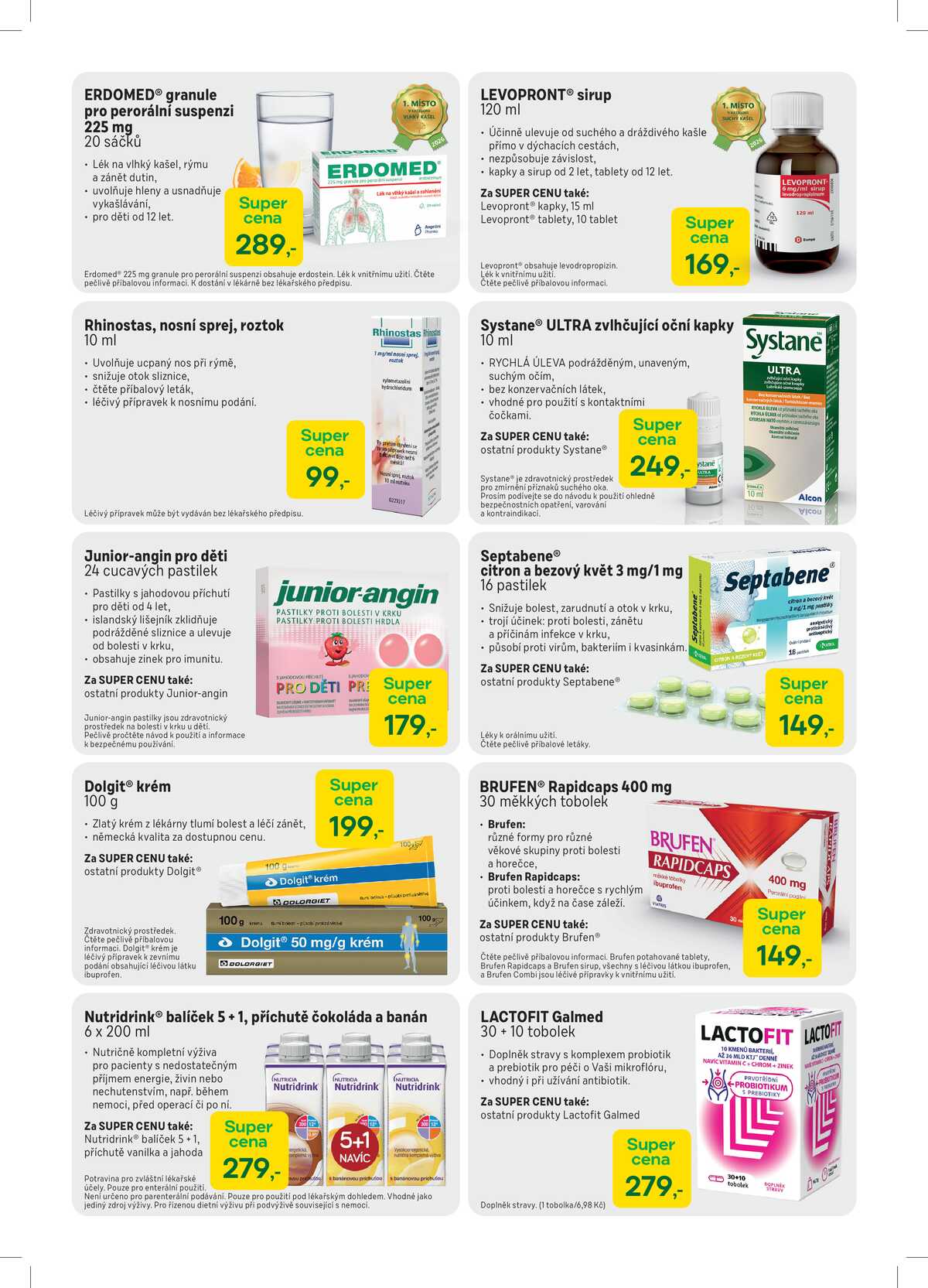 Lékárna LEMON od 1.9. do 30.9.2026 strana 3