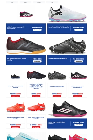 Intersport Kopačky a míče - 11. 8. 2026