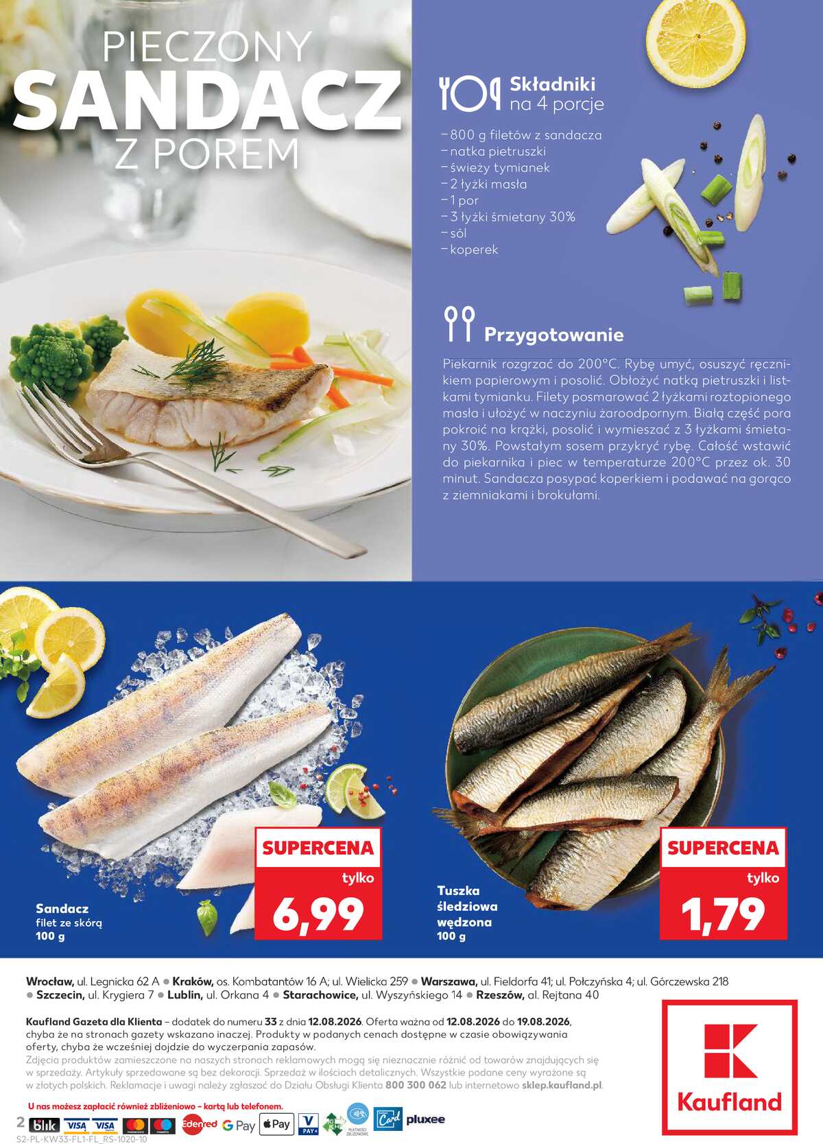 Leták Kaufland Polsko 12.8.-19.8.2026 - Ryby z našeho pultu strana 2