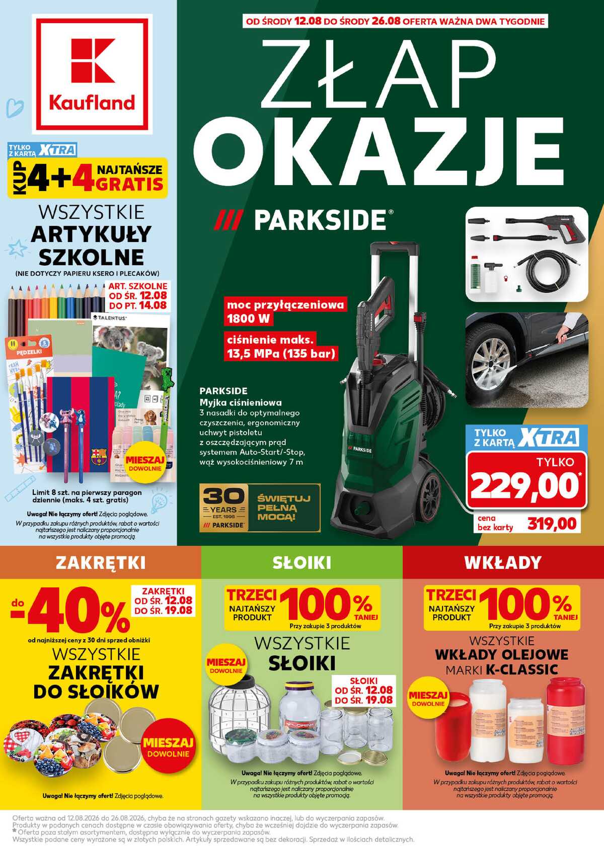 Leták Kaufland Polsko 12.8.-26.8.2026 strana 1