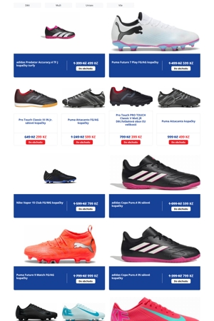 Intersport Kopačky a míče - 12. 8. 2026
