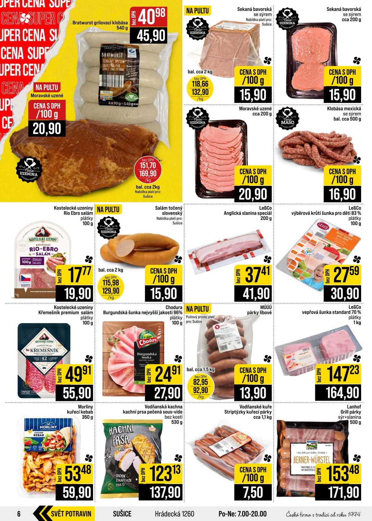 JIP Cash & Carry České Budějovice, Most, Náchod, Polička, Sušice a Svoboda nad Úpou od 12.8. do 18.8.2026 strana 6