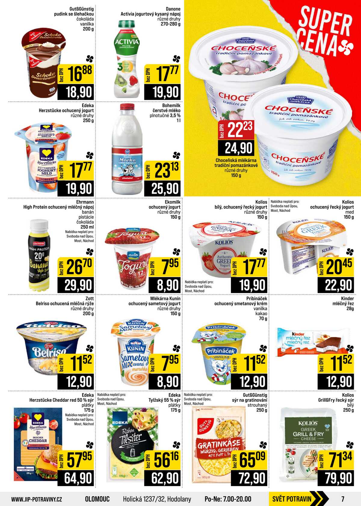 JIP Cash & Carry České Budějovice, Most, Náchod, Polička, Sušice a Svoboda nad Úpou od 12.8. do 18.8.2026 strana 7