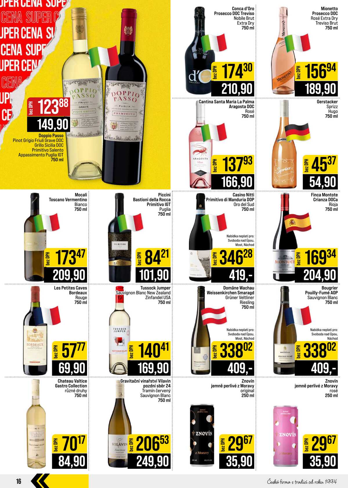 JIP Cash & Carry České Budějovice, Most, Náchod, Polička, Sušice a Svoboda nad Úpou od 12.8. do 18.8.2026 strana 16