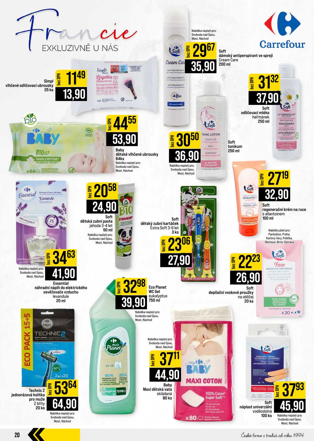 JIP Cash & Carry České Budějovice, Most, Náchod, Polička, Sušice a Svoboda nad Úpou od 12.8. do 18.8.2026 strana 20