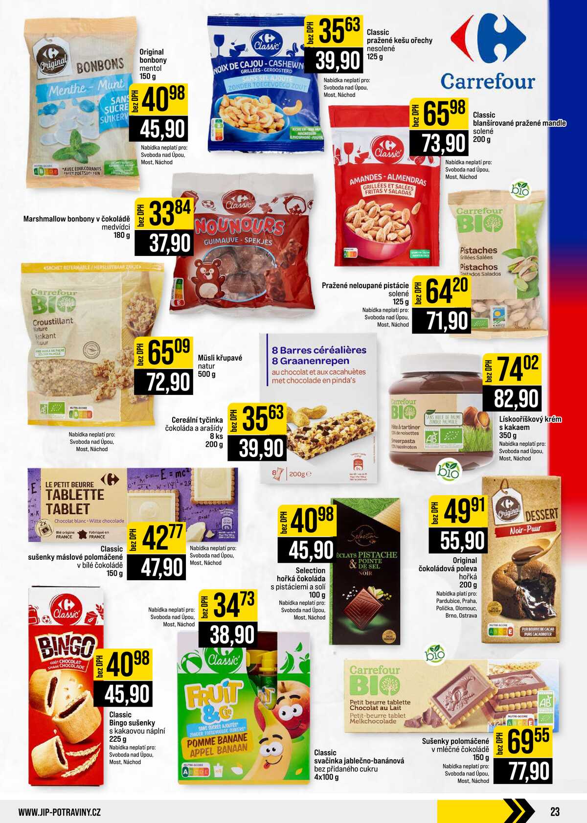JIP Cash & Carry České Budějovice, Most, Náchod, Polička, Sušice a Svoboda nad Úpou od 12.8. do 18.8.2026 strana 23
