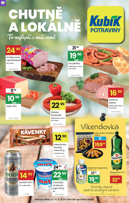 Kubík potraviny letáky