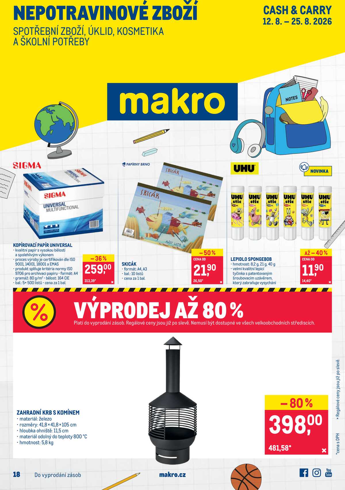 MAKRO Nepotravinové zboží do 25.8. strana 1