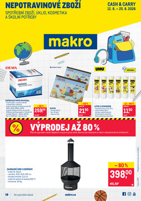MAKRO Nepotravinové zboží do 25.8.