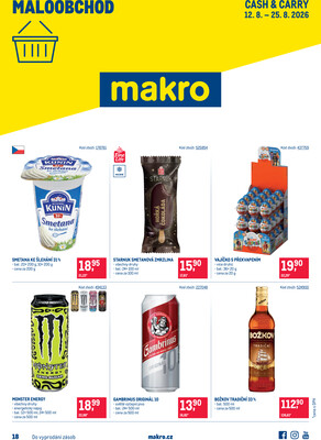 MAKRO Maloobchod od 12.8. do 25.8.2026
