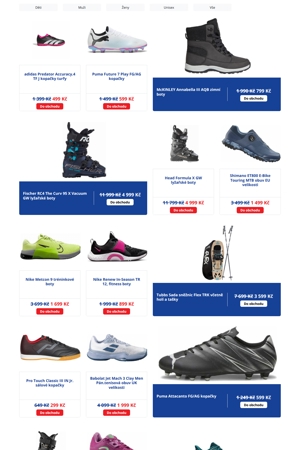 Intersport Boty - 13. 8. 2026