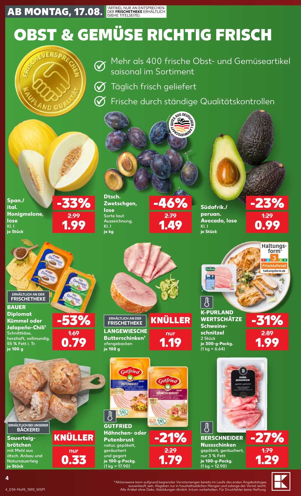 Leták Kaufland Německo 17.8.-19.8.2026 strana 4