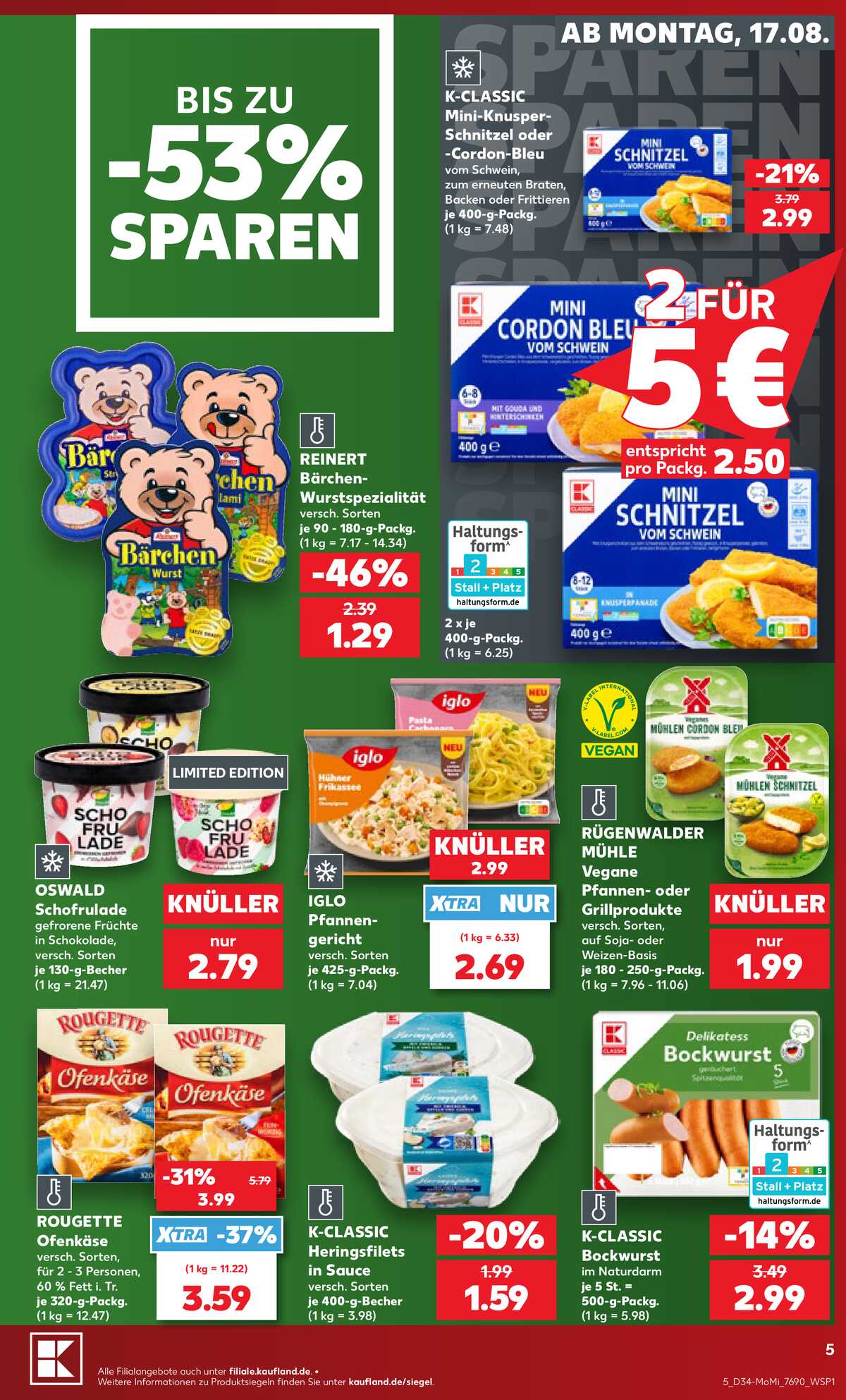 Leták Kaufland Německo 17.8.-19.8.2026 strana 5