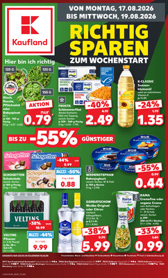 Leták Kaufland Německo 17.8.-19.8.2026