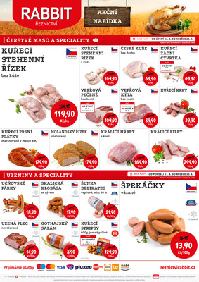 RABBIT řeznictví letáky