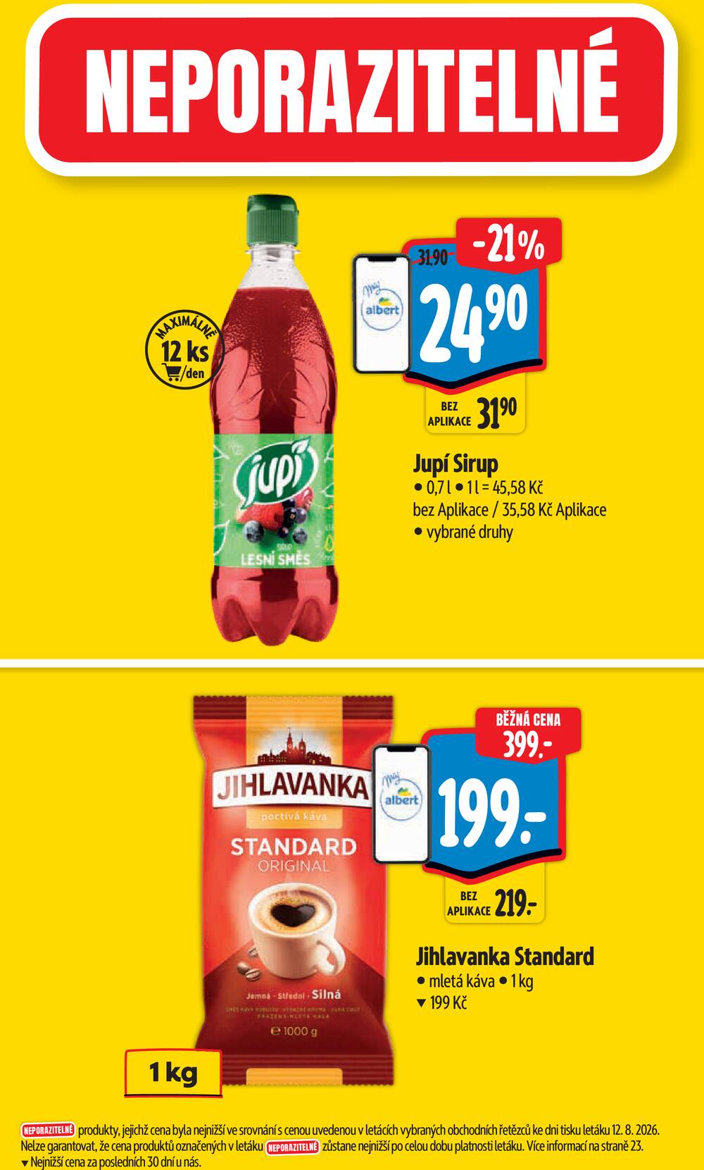 Albert Hypermarket Jihomoravský od 19.8. do 25.8.2026