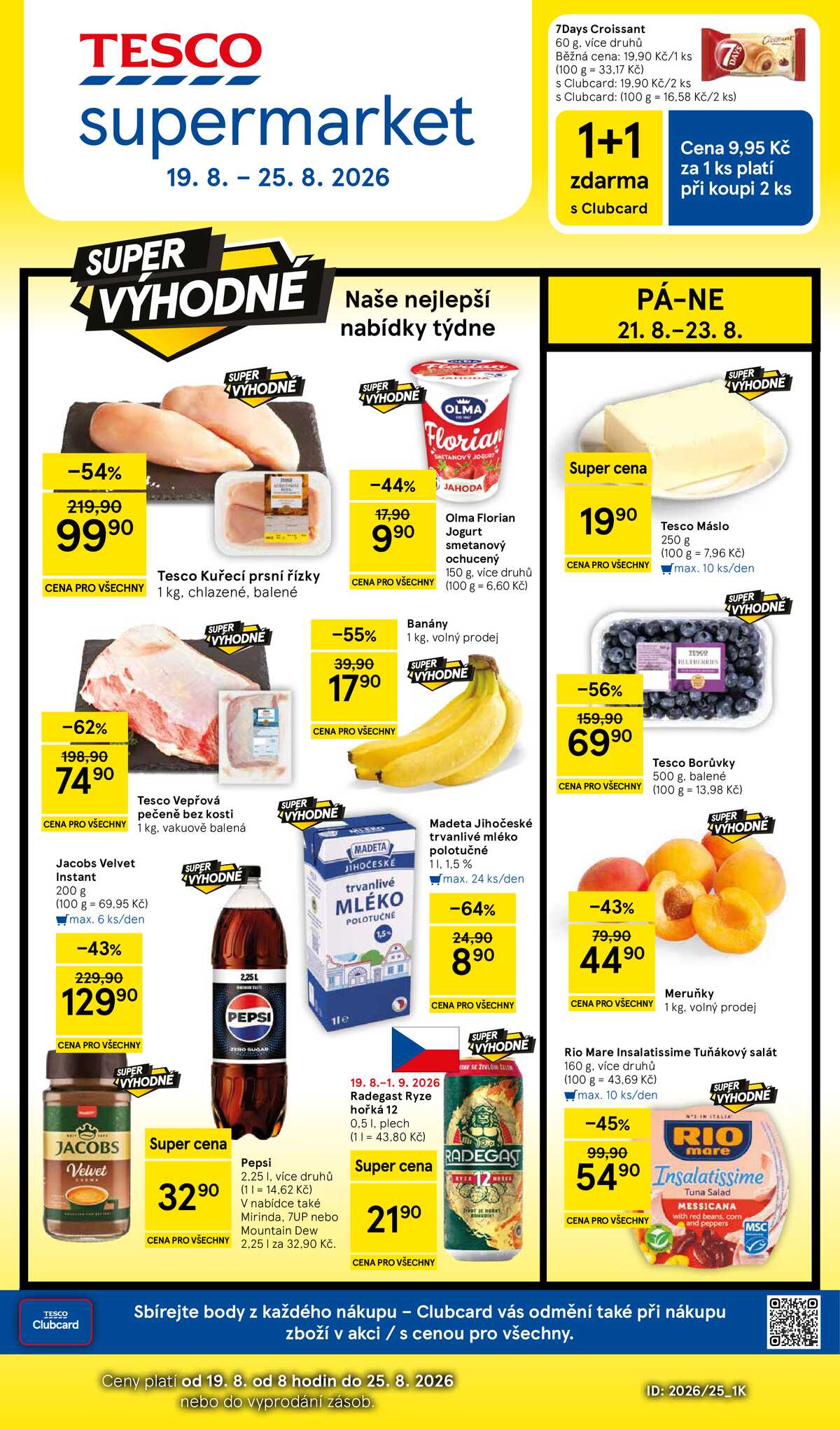 Tesco supermarkety od 19.8. do 25.8.2026 strana 1