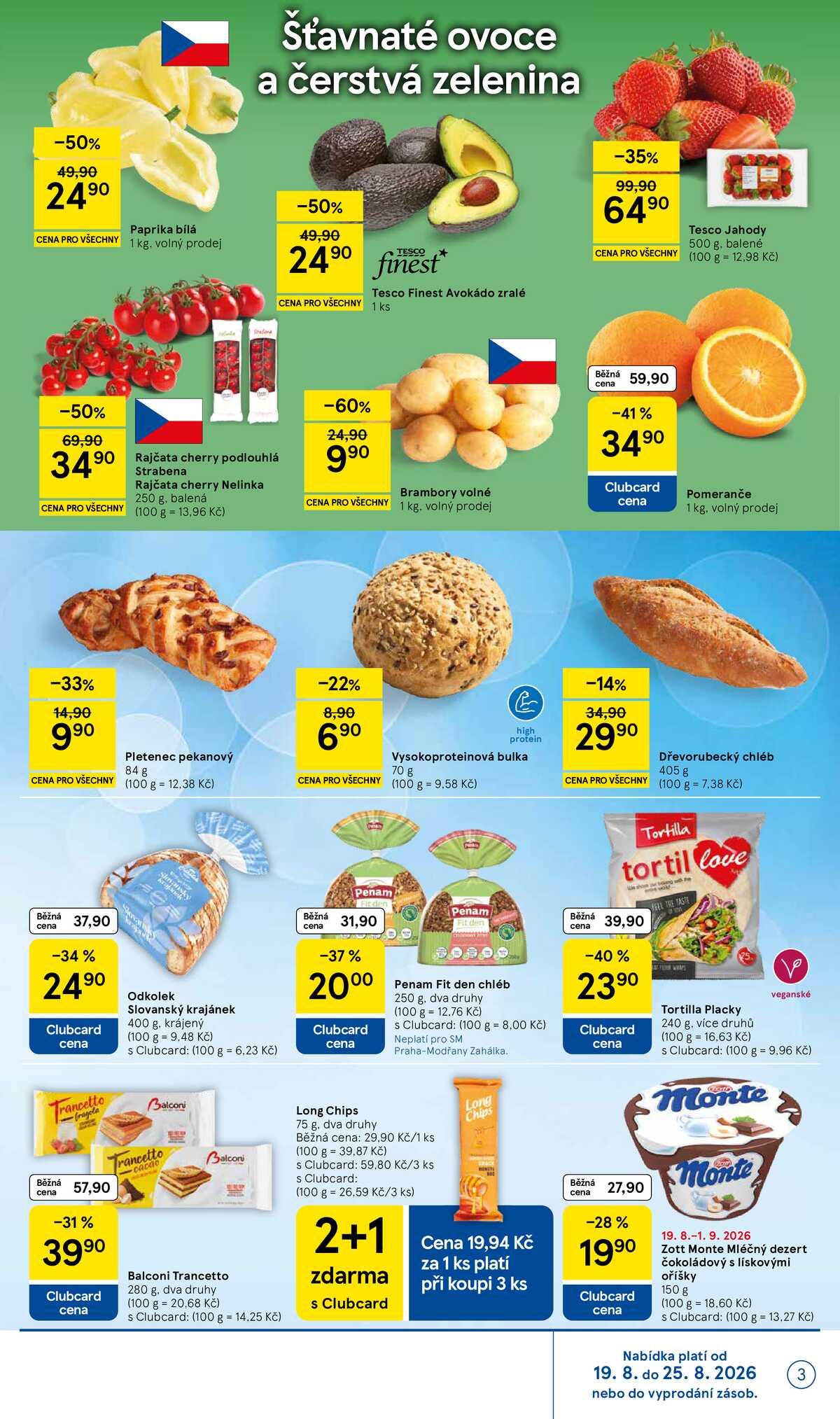 Tesco supermarkety od 19.8. do 25.8.2026 strana 3