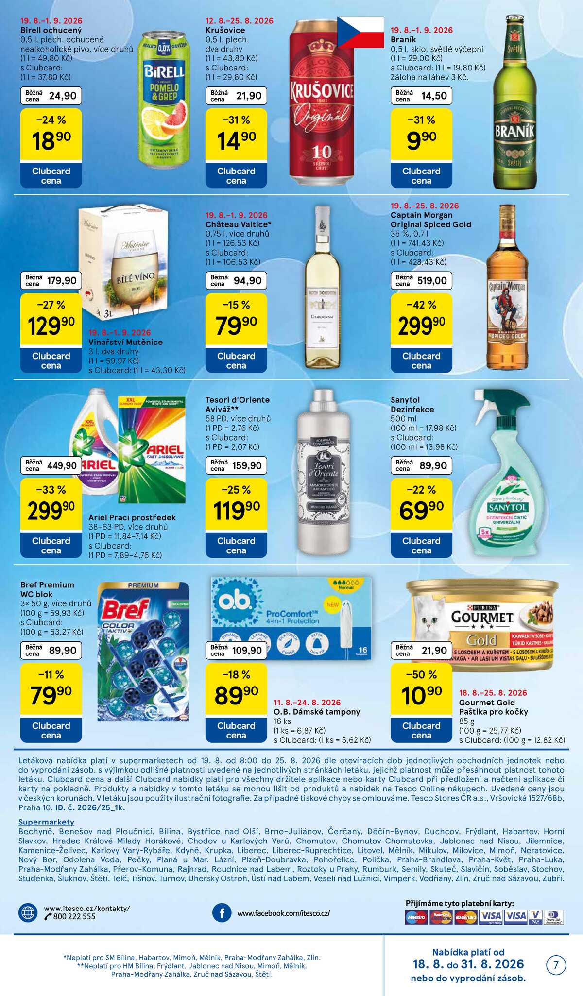 Tesco supermarkety od 19.8. do 25.8.2026 strana 7