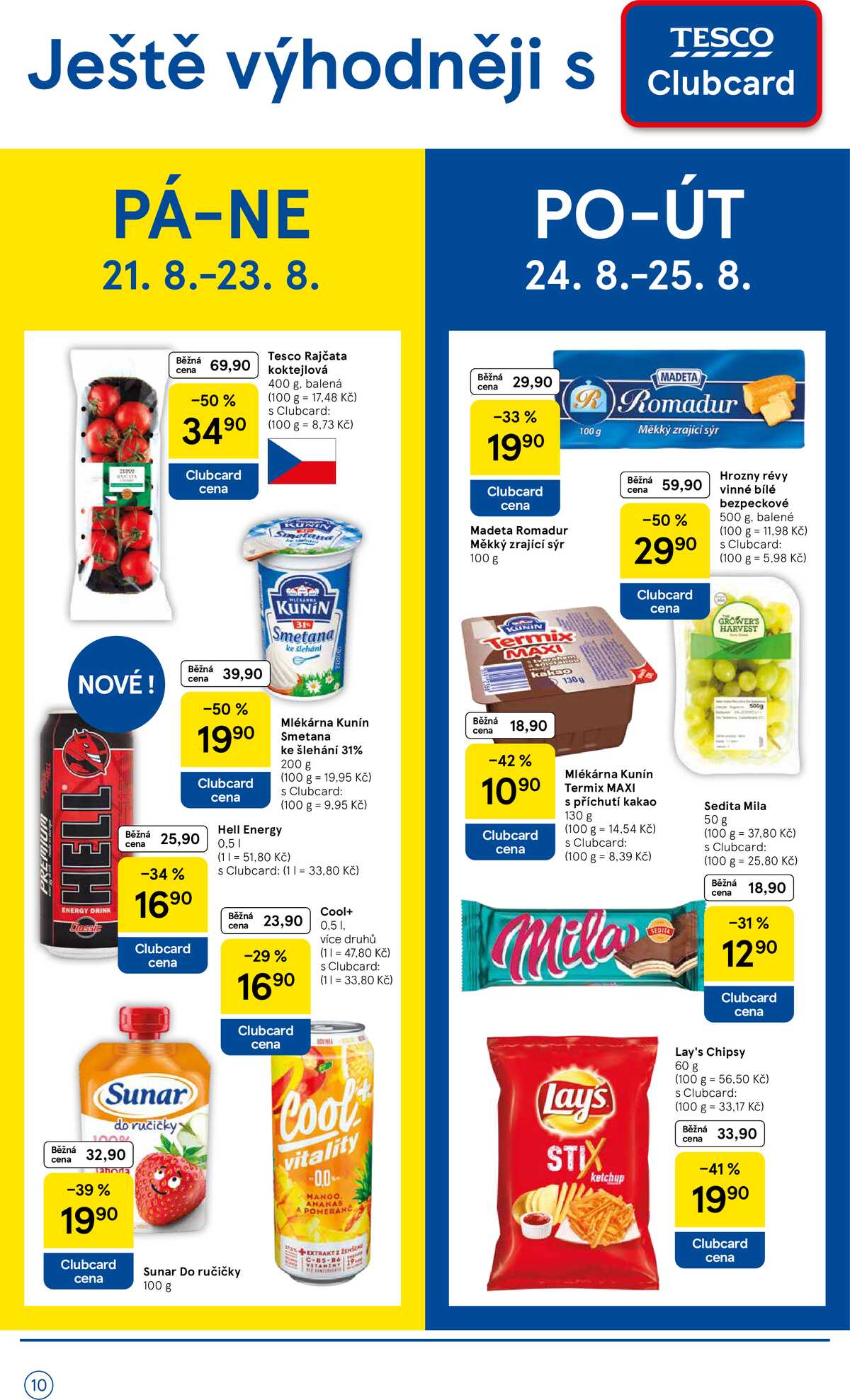 Tesco supermarkety od 19.8. do 25.8.2026 strana 10