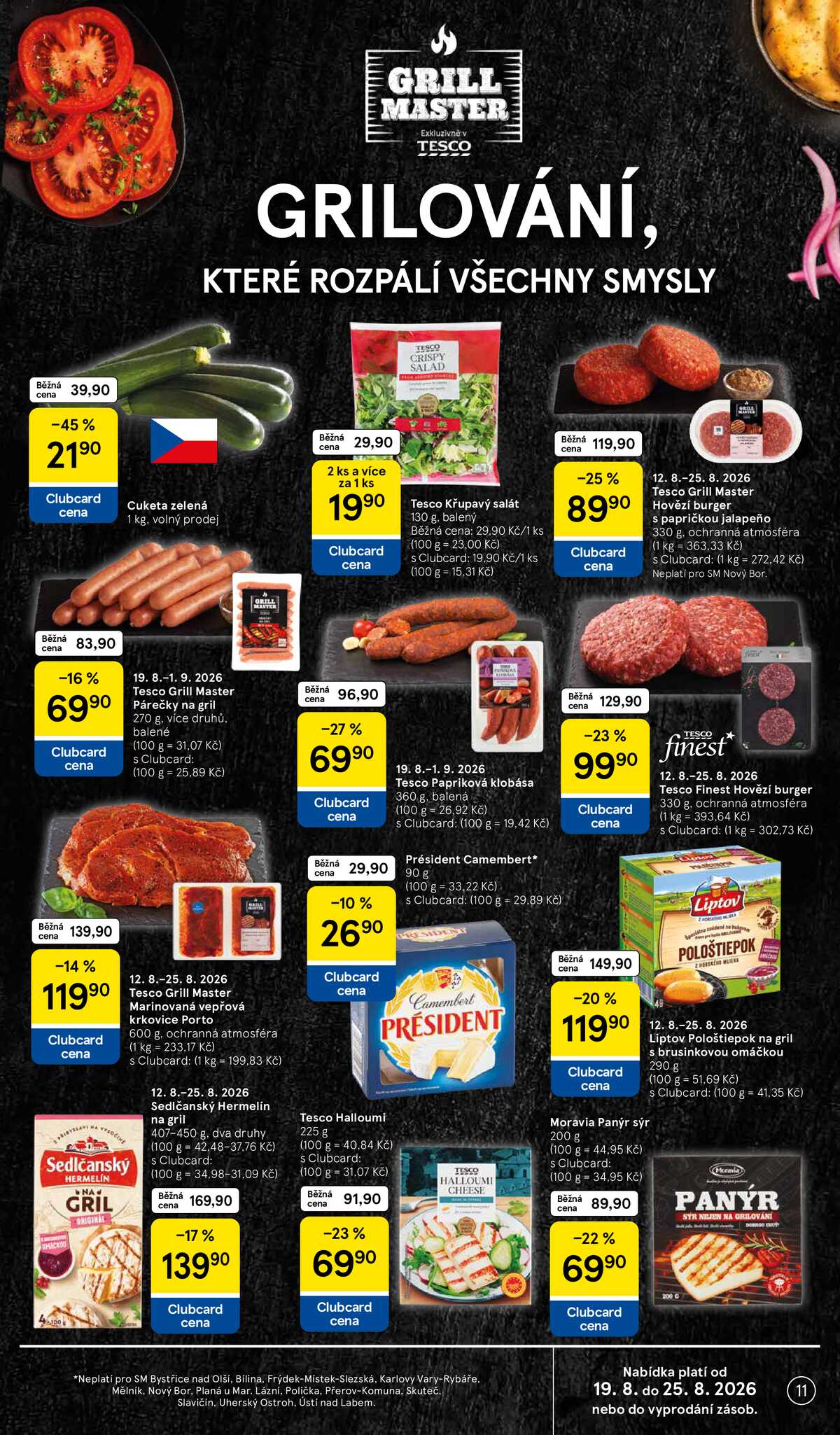 Tesco supermarkety od 19.8. do 25.8.2026 strana 11