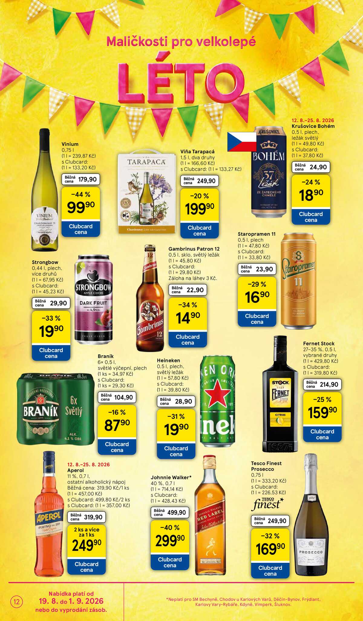 Tesco supermarkety od 19.8. do 25.8.2026 strana 12