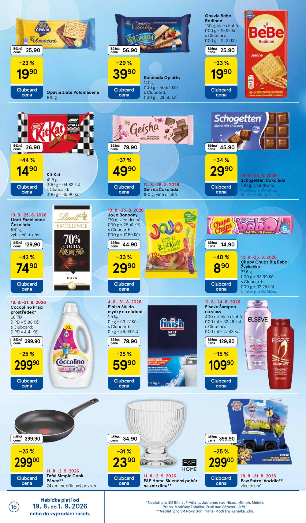 Leták Tesco - Tesco supermarkety od 19.8. do 25.8.2026 - strana 16