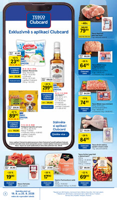 Tesco supermarkety od 19.8. do 25.8.2026