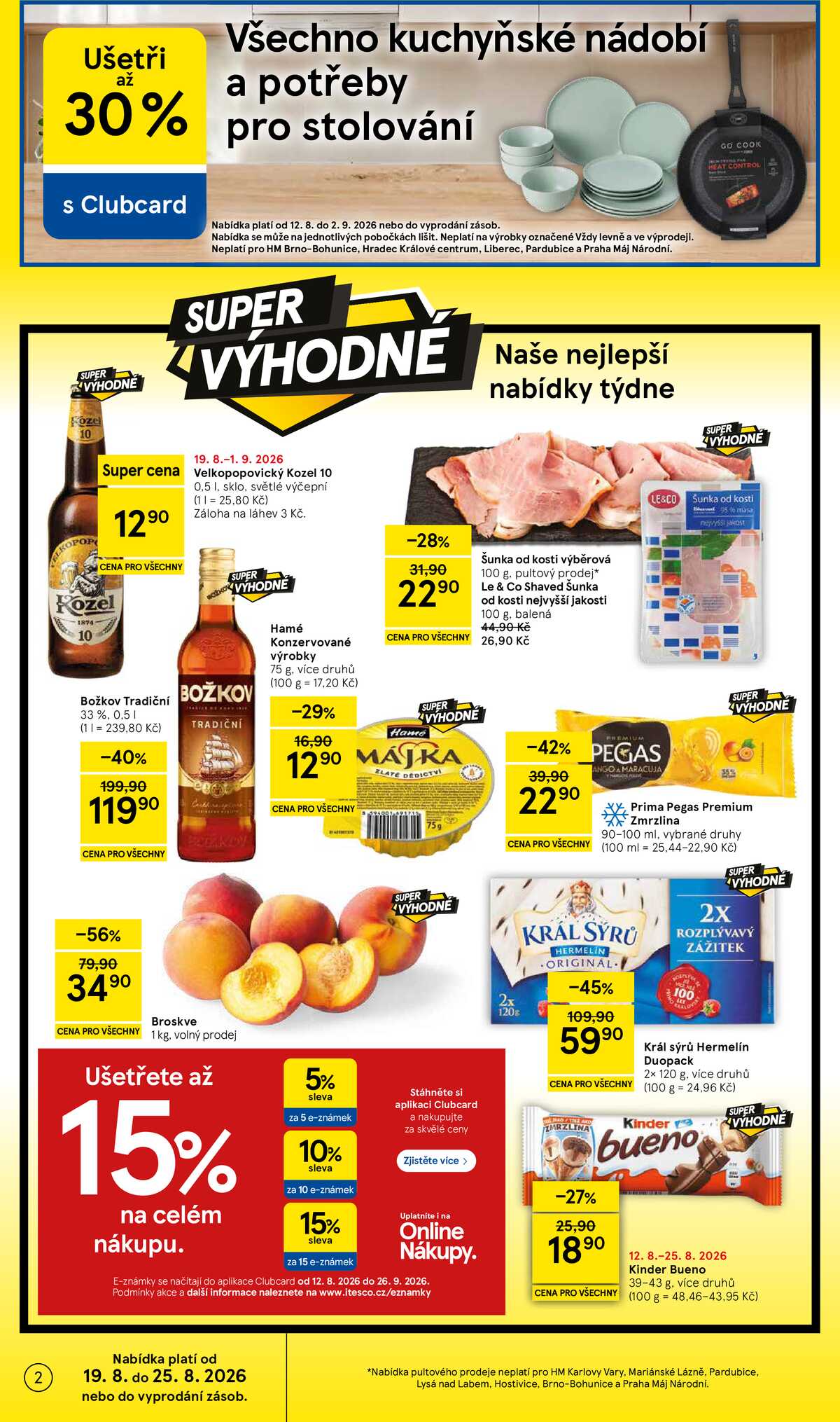 Tesco hypermarkety od 19.8. do 25.8.2026 strana 2