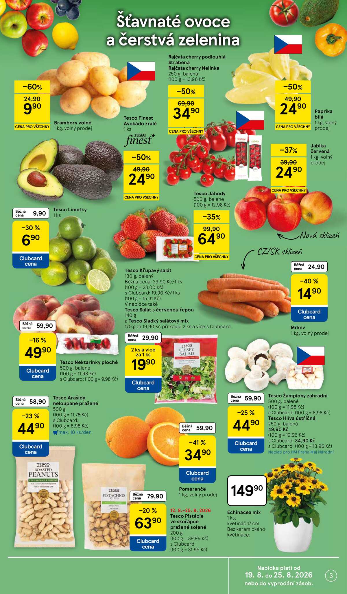 Tesco hypermarkety od 19.8. do 25.8.2026 strana 3