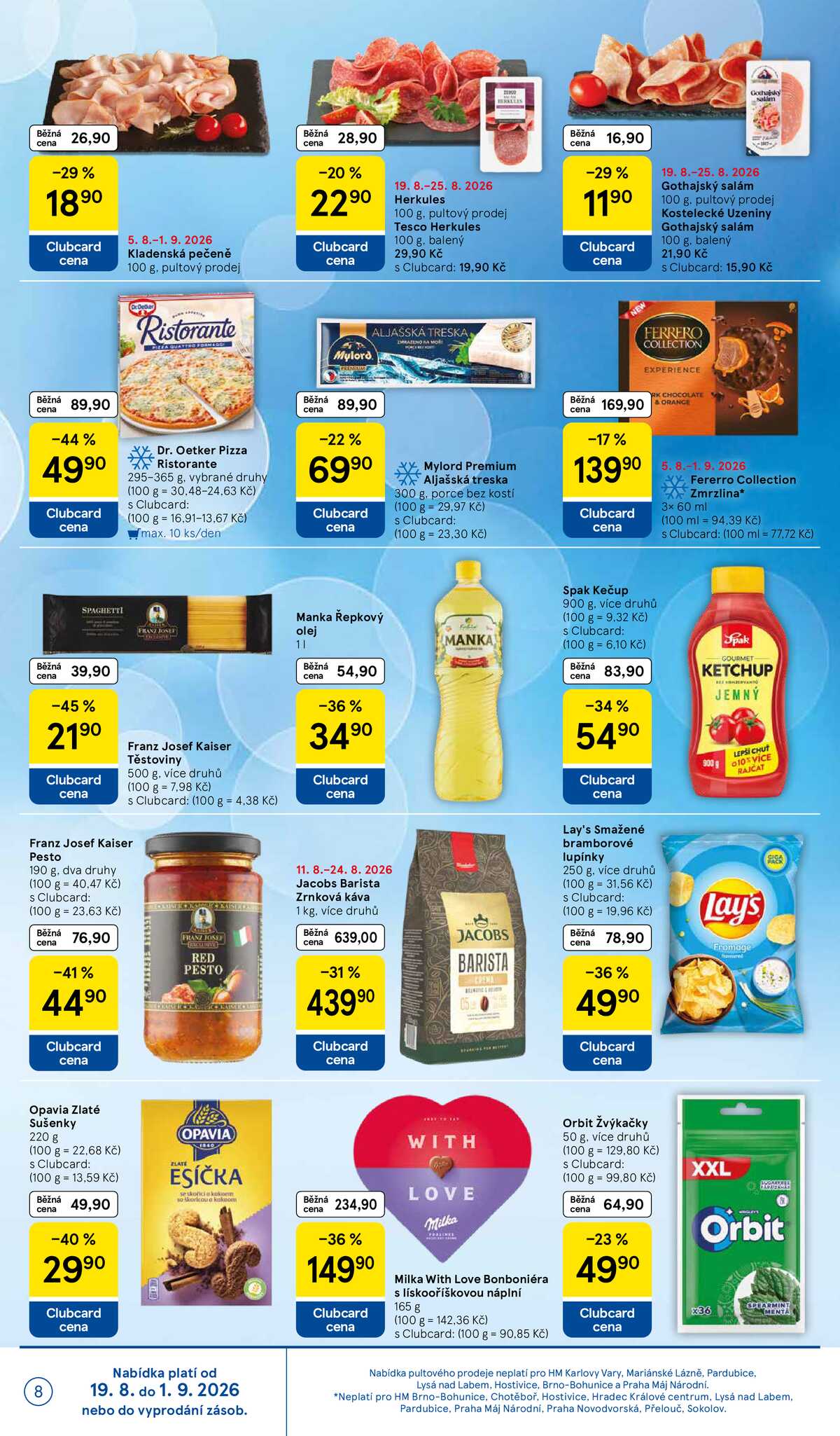 Tesco hypermarkety od 19.8. do 25.8.2026 strana 8