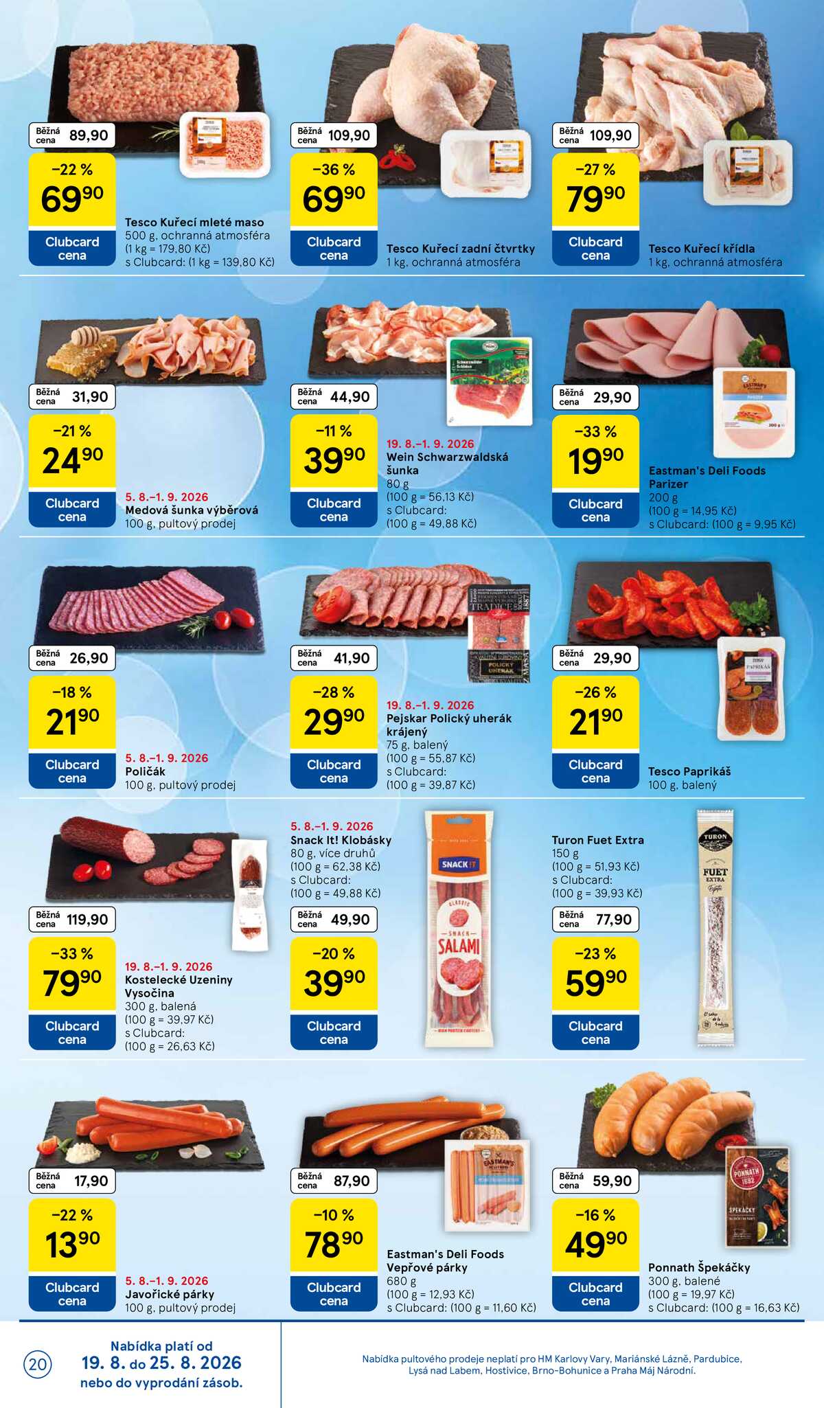 Tesco hypermarkety od 19.8. do 25.8.2026 strana 20