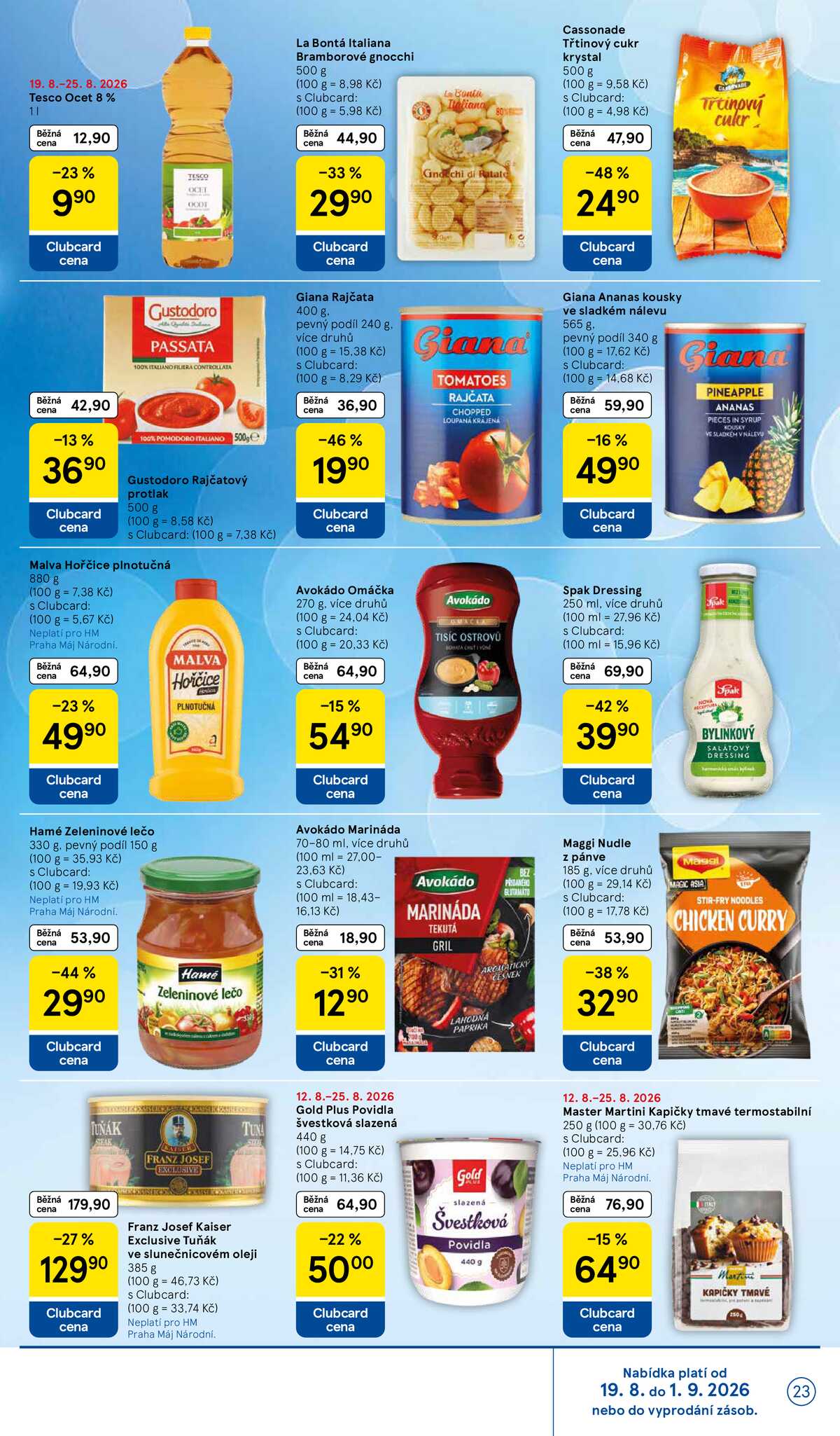 Tesco hypermarkety od 19.8. do 25.8.2026 strana 23