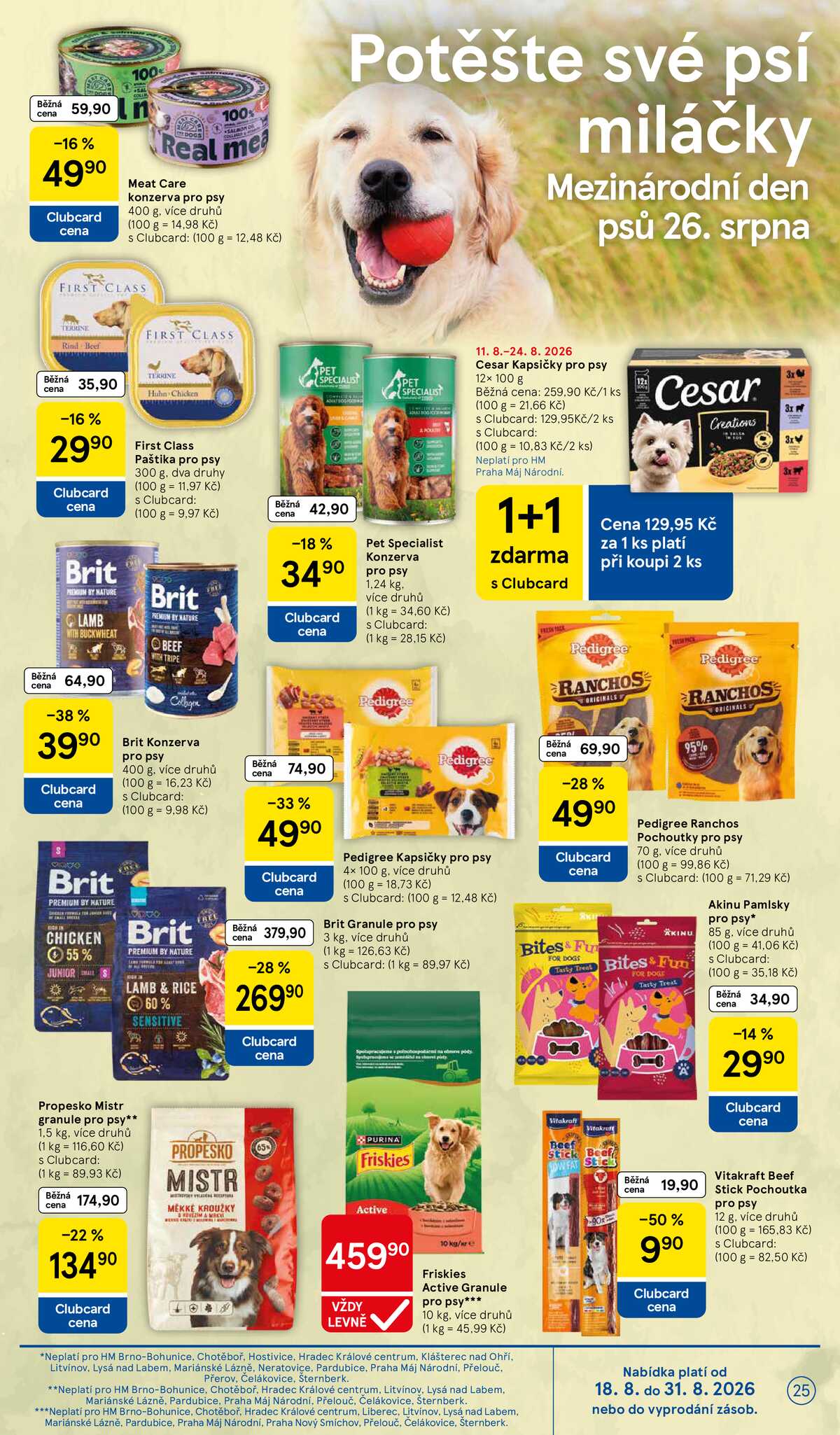Tesco hypermarkety od 19.8. do 25.8.2026 strana 25