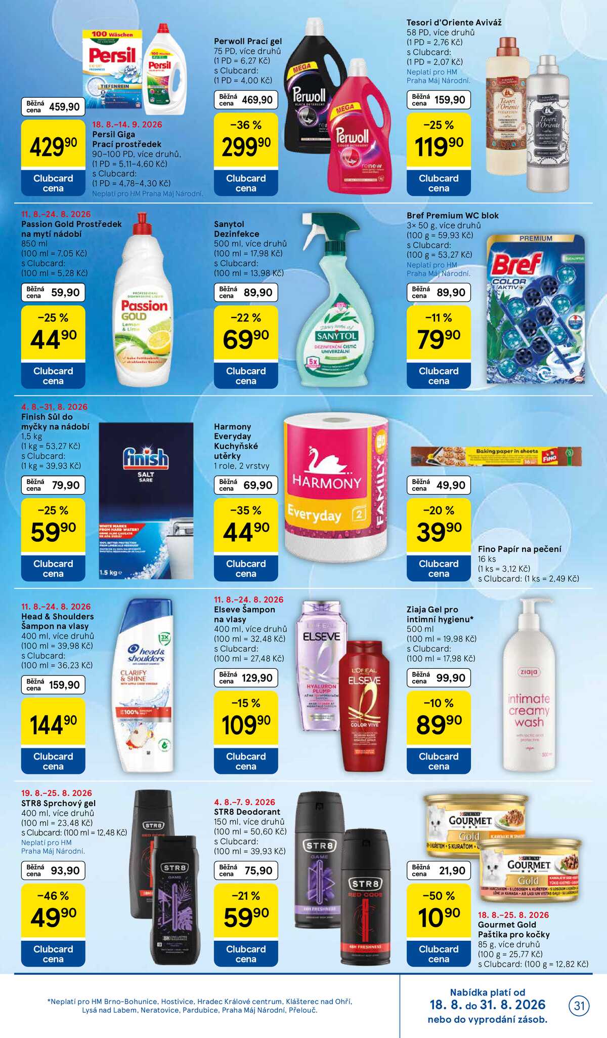 Tesco hypermarkety od 19.8. do 25.8.2026 strana 31