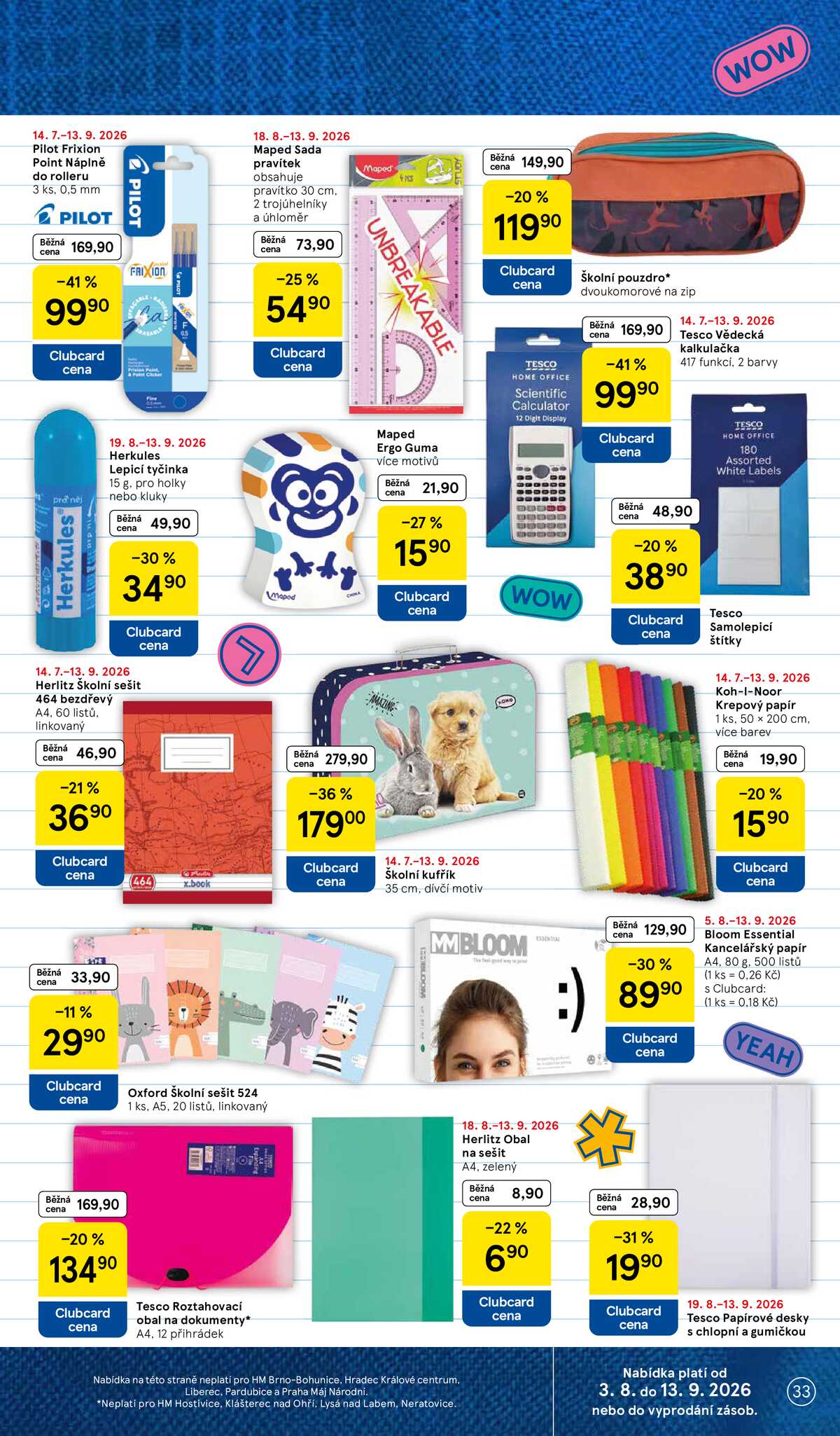 Tesco hypermarkety od 19.8. do 25.8.2026 strana 33