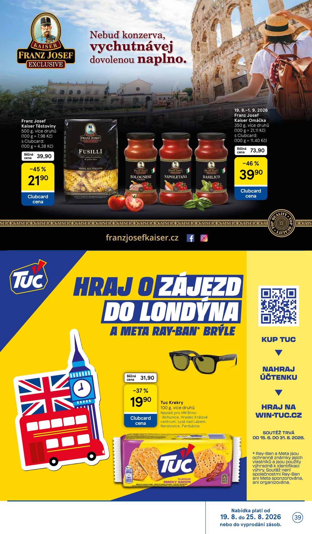 Tesco hypermarkety od 19.8. do 25.8.2026