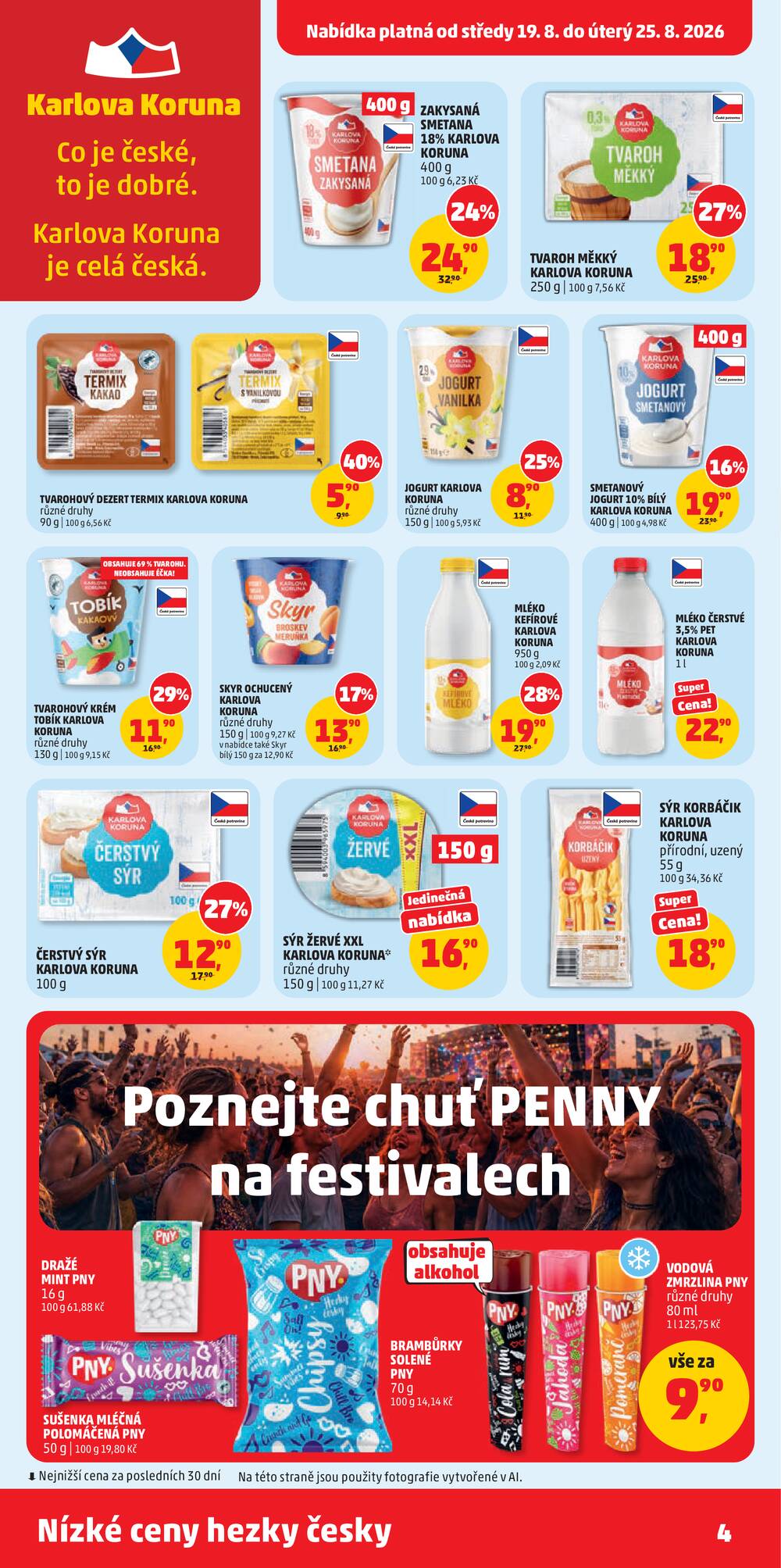 Leták Penny Market - Penny Market od 19.8. do 25.8.2026 - strana 4 Leták Penny Market - Penny Market od 19.8. do 25.8.2026 - strana 4