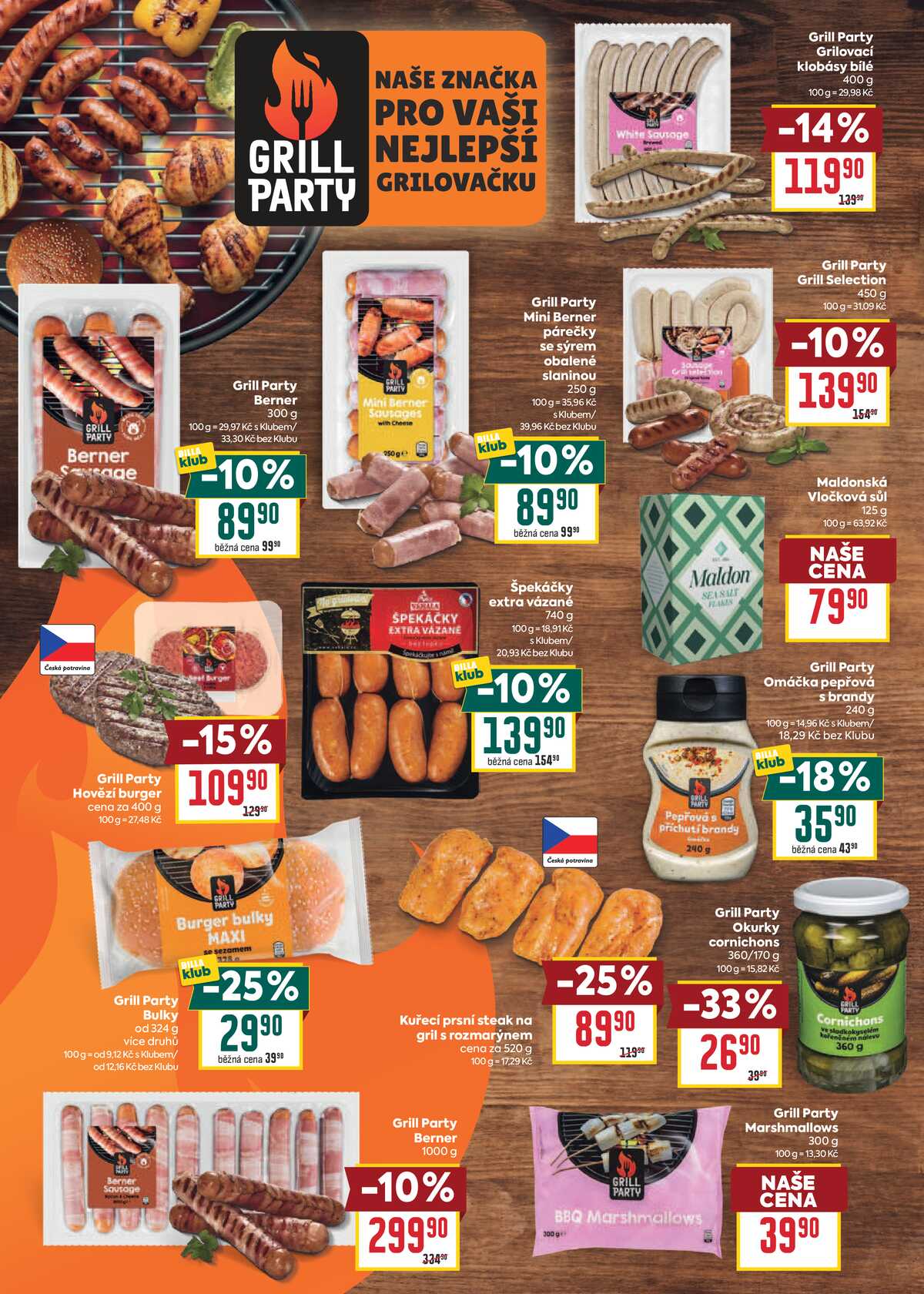 Billa katalog Gril od 19.8. do 8.9.2026 strana 2