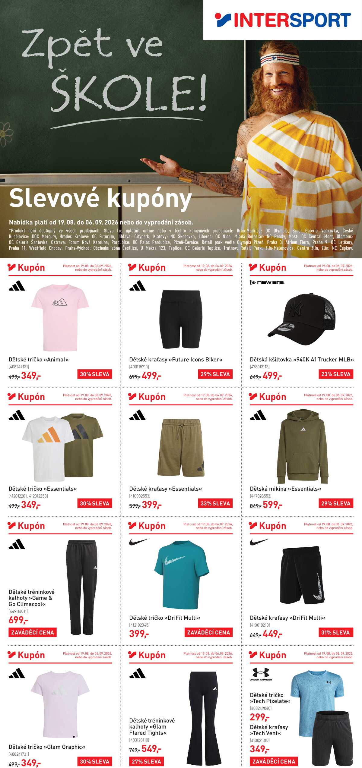 Intersport  od 19.8. do 6.9.2026 strana 1