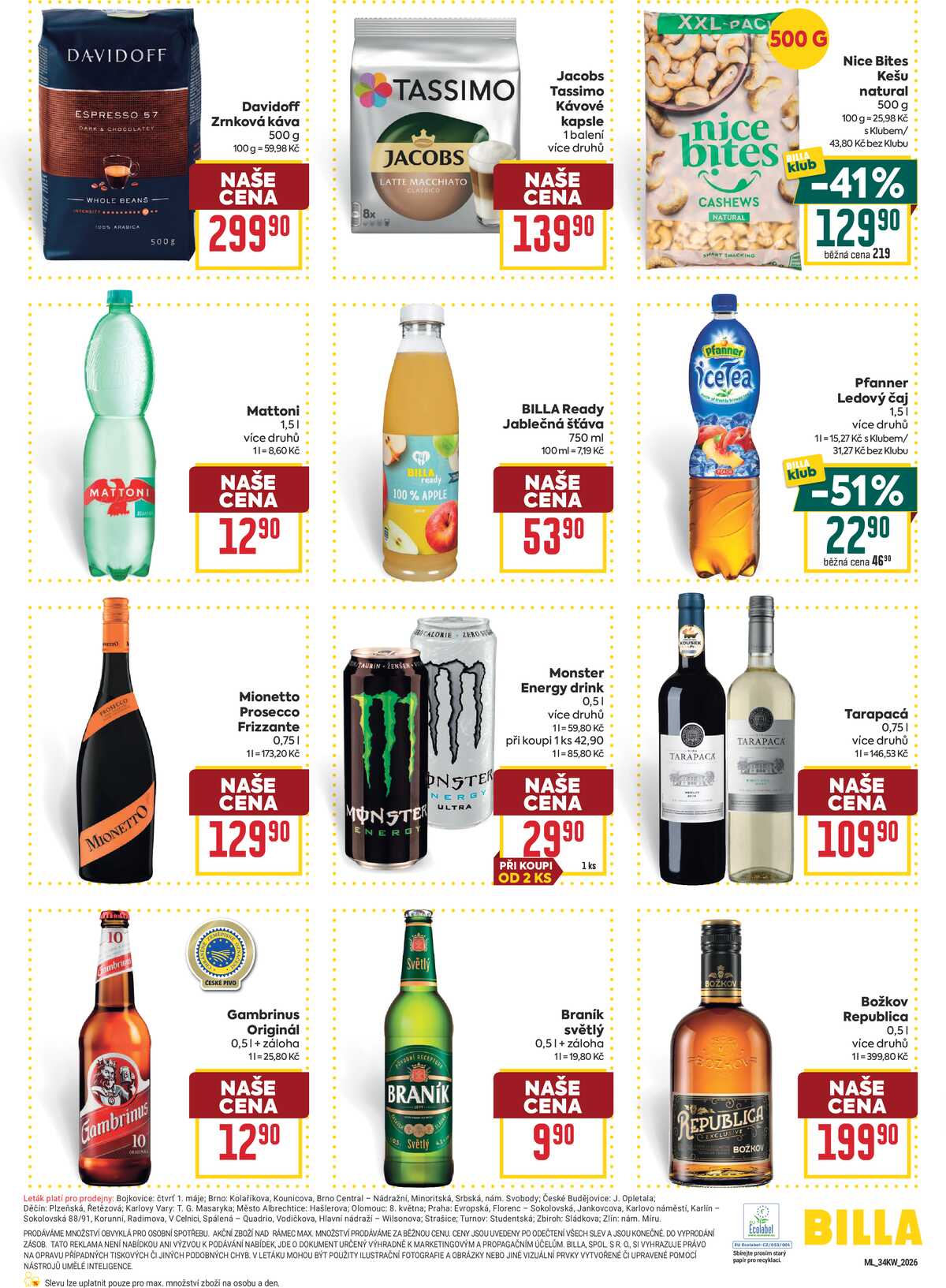 BILLA malý leták od 19.8. do 25.8.2026 strana 6