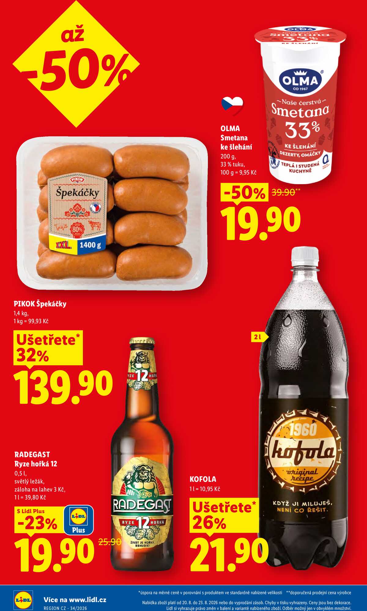 Lidl Čtvrtek od 20.8. do 23.8.2026 strana 2
